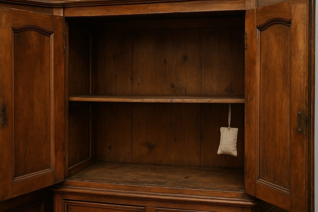 une veille armoire ouverte