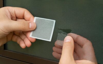 Comment réparer un trou dans une moustiquaire sans la remplacer